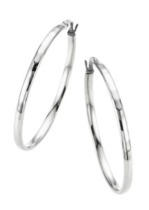 FIRETTI, Firetti Paar Creolen »Basic, Klassisch«, Firetti Paar Creolen »Schmuck Geschenk Basic,Klassisch«