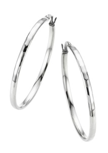FIRETTI, Firetti Paar Creolen »Basic, Klassisch«, Firetti Paar Creolen »Schmuck Geschenk Basic,Klassisch«