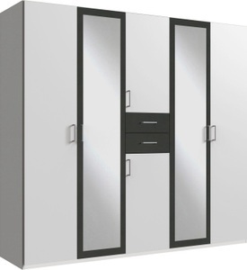 undefined, Wimex Kleiderschrank »Diver«, Wimex Kleiderschrank »Diver Drehtürenschrank mit Spiegel, 180, 225 o. 270cm breit« Bestseller Schlafzimmerschrank wahlweise 3 Innenausstattungen