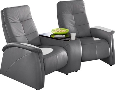 exxpo - sofa fashion, exxpo - sofa fashion 2-Sitzer, mit Relaxfunktion, integrierter Tischablage und Stauraumfach, exxpo - sofa fashion 2-Sitzer »Tivoli, Kinosofa, bequem«, mit Relaxfunktion, integrierter Tischablage und Stauraumfach