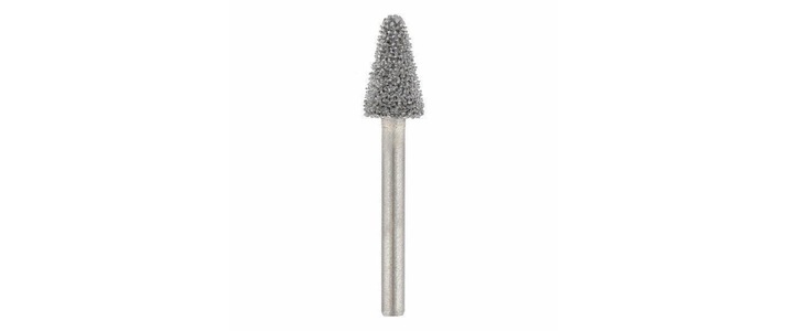 Dremel, Gezahnter Wolframkarbid-Fräser mit Kegelspitze 7,8 mm Dremel 9934 Dremel 2615993432 Kugel-Durchmesser 7.8 mm Schaft-Ø, DREMEL Fräse »9934 Wolfram-Karbid, 1 Stück«