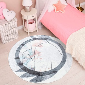 Carpet City, Carpet City Teppich »YOUNG953«, rund, 11 mm Höhe, Moderner Jugend-Teppich, ideal für Jugendzimmer, Wohnzimmer, Carpet City Teppich »YOUNG953«, rund, 11 mm Höhe, Moderner Jugend-Teppich, ideal für Jugendzimmer, Wohnzimmer