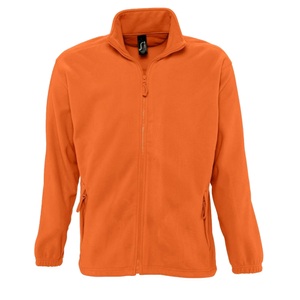 SOL's, SOLS Fleecejacke »Herren Outdoor Fleece Jacke North«, SOLS - Outdoor Fleece Jacke North, für Herren, Orange, Größe S