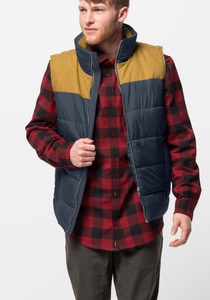 Jack Wolfskin, Jack Wolfskin Winddichte Steppweste Männer Lakota Vest Men XL blau, 