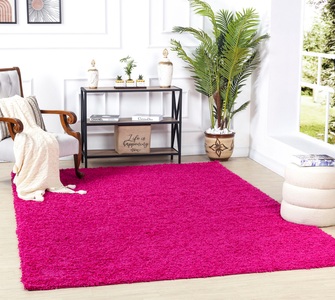 Surya, Surya Hochflor-Teppich »UNI CHIC 2308«, rechteckig, Surya Hochflor-Teppich »BORACAY«, rechteckig, 37 mm Höhe, Flauschig, Langflor, Weich, Wohnzimmer Flurteppich, Grau