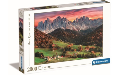 undefined, Puzzle Val di Funes 2000 teilig 97.5 x 67cm, Clementoni® Puzzle »di Funes«, (2000 tlg.)