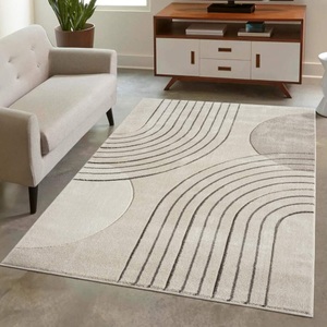 Carpet City, Carpet City Teppich »BONITO 7170«, rechteckig, Flachflor, Hochtief-Muster/ 3D-Effekt, Carpet City Teppich »BONITO7170«, rechteckig, 11 mm Höhe, Flachflor, Hochtief-Muster/ 3D-Effekt, Geo-Muster, für Wohnzimmer