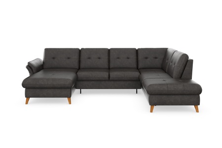 sit&more Wohnlandschaft »Göteborg«, inklusive Sitztiefenverstellung und Federkern, wahlweise mit Bettfunktion und Bettkasten