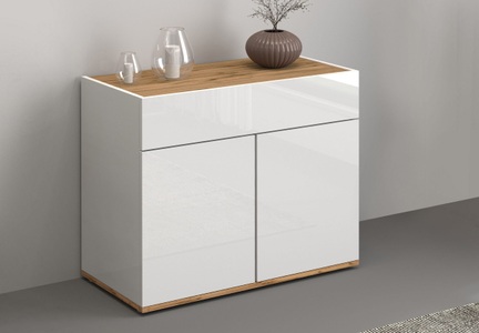 INOSIGN Sideboard »Garda, Kommode, Schrank, Kredenz«, 2 Türen, 1 Schublade,grifflos Breite 80,9 cm