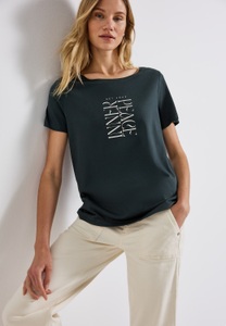 STREET ONE Shirttop, mit Wording Print