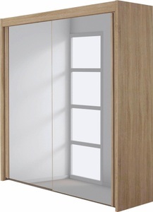 Dialog, Dialog Schwebetürenschrank »Imperial«, in 8 Breiten und 3 Höhen, rauch Schwebetürenschrank »Imperial«, in 8 Breiten und 3 Höhen