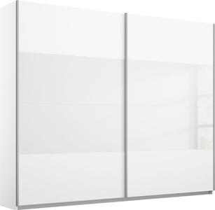 Rauch, rauch Schwebetürenschrank »Quadra«, mit Glaselementen, rauch Schwebetürenschrank »Quadra Bestseller Schlafzimmerschrank in vielen Breiten«, Kleiderschrank Garderobenschrank Schrank mit Glaselementen