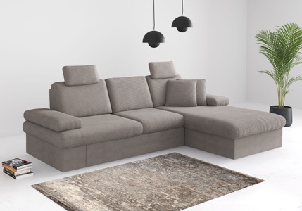 sit&more Ecksofa »Moreno«, mit Armteilverstellung,wahlweise mit Bettfunktion