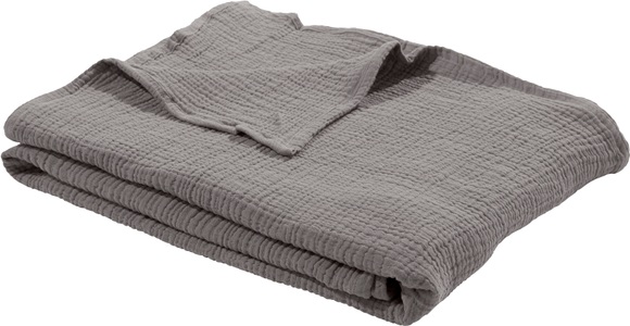 LeGer Home by Lena Gercke, LeGer Home by Lena Gercke Wohndecke »Hevin«, Tagesdecke im Baumwoll - Crinkle Effekt, Kuscheldecke, LeGer Home by Lena Gercke Wohndecke »Hevin«, Tagesdecke im Baumwoll-Crinkle-Effekt, Musselin, Kuscheldecke