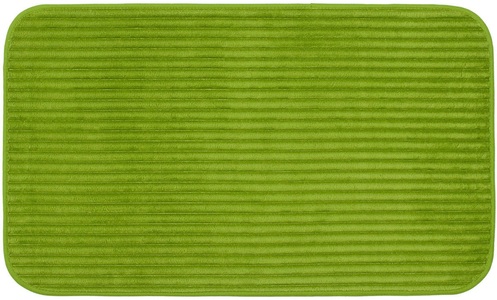 Gözze Badematte »Berlin«, Höhe 7 mm, rutschhemmend beschichtet, fussbodenheizungsgeeignet, Badteppich, Uni Farben, Cord Optik, waschbar