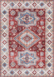 NOURISTAN, Teppich, »Gratia«, NOURISTAN, rechteckig, Höhe 5 mm, maschinell gewebt, NORTHRUGS Teppich »Gratia«, rechteckig, 5 mm Höhe, Orientalisch, Vintage, Flachgewebe, Läufer, Wohnzimmer, Schlafzimmer