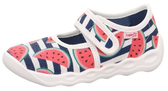 Superfit, Superfit Hausschuh »BUBBLE WMS Schuh Weiten Mess System: M III Mittel«, mit Klettverschluss, 