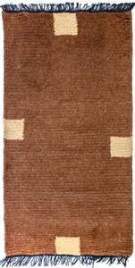 MorgenLand, morgenland Wollteppich »Nepal Teppich handgeknüpft braun«, rechteckig, 18 mm Höhe, handgeknüpft, morgenland Wollteppich »Nepal Teppich handgeknüpft braun«, rechteckig, 18 mm Höhe, handgeknüpft