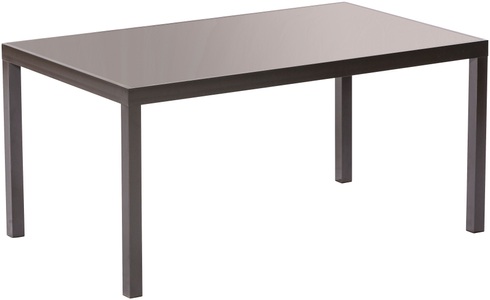 Merxx, MERXX Gartentisch »Trivero Deluxe«, Aluminium, 150x90 cm, grau, MERXX Gartentisch »Trivero Deluxe«, 90x150 cm