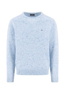 FYNCH-HATTON Strickpullover, meliert, mit Rundhals