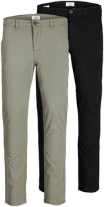 Jack & Jones Chinohose »SLIM FIT MARCO 2PCS«, (Packung, 2 tlg., 2er-Pack)