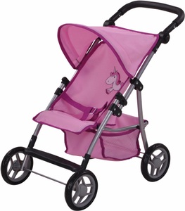 Knorrtoys, knorr® toys Puppenbuggy Liba - Uma das Einhorn - rosa/pink, 