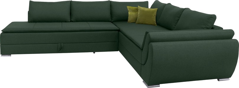 INOSIGN, INOSIGN Ecksofa »Göteborg«, mit Boxspring-Bettfunktion und Bettkasten, Dauerschlaffunktion inkl. Topper, INOSIGN Ecksofa »Göteborg«, mit Boxspring-Bettfunktion und Bettkasten, Dauerschlaffunktion, Topper