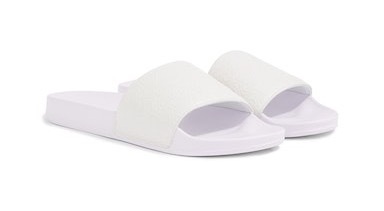 Calvin Klein, Calvin Klein Badepantolette »POOL SLIDE - MONO«, mit vorgeformtem Fussbett, 