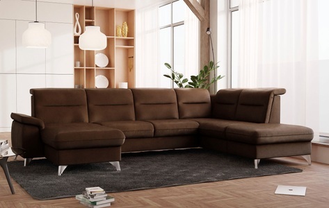 SCHÖNER WOHNEN LAMINAT, SCHÖNER WOHNEN LAMINAT Wohnlandschaft, wahlweise mit motorischer Relaxfunktion, sit&more Wohnlandschaft »Astoria U-Form«, wahlweise mit motorischer Relaxfunktion