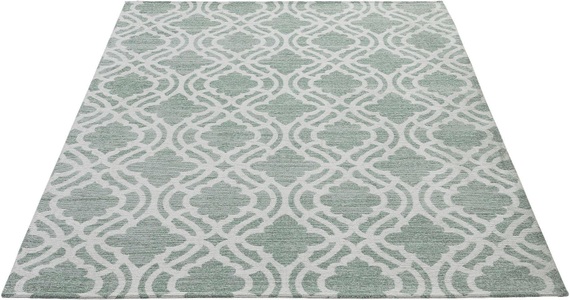 Sehrazat, Teppich, »Carina 6900«, Sehrazat, rechteckig, Höhe 2 mm, maschinell gewebt, Sehrazat Teppich »Carina 6900«, rechteckig, 2 mm Höhe, Flachgewebe mit Baumwolle, Wohnzimmer