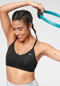 NIKE, Nike Indy Sport-BH Damen - Schwarz, Women's Indy Light-Support Padded V-Neck Sports Bra