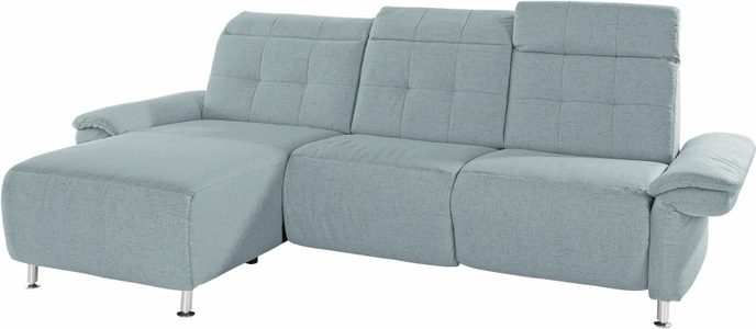 PLACES OF STYLE, Places of Style Ecksofa »Manhattan«, 2 Sitze mit elektrischer Relaxfunktion, verstellbare Armlehnen, Home affaire Ecksofa »Manhattan L-Form« 2 Sitze mit elektrischer Relaxfunktion, verstellbare Armlehnen