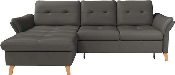 sit&more Ecksofa »Göteborg«, Sitztiefenverstellung und Federkern, wahlweise mit Bettfunktion