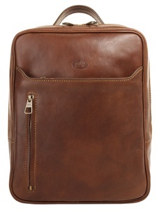 PIKÉ, Piké Laptoprucksack, Piké Laptoprucksack, echt Leder, Made in Italy