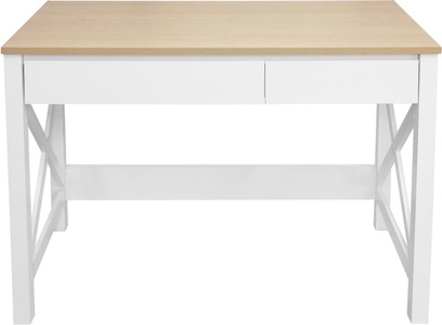 Home affaire Schreibtisch »Silba«, 2 Schubladen, Landhausstil, Home Office, Breite 100 cm