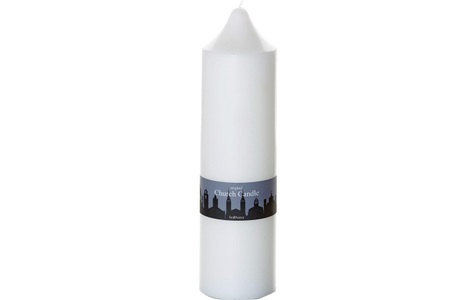 undefined, CHURCH CANDLE WEISS 10X38CM, 