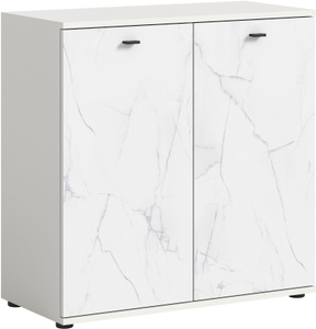 INOSIGN Kommode »CALCOLO, Breite 86 cm, 2 Türen mit Soft-Close-Funktion, 4 Fächer«, Anrichte,Sideboard, Schrank