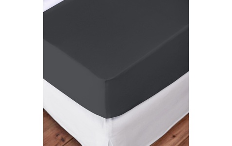 undefined, Jersey-Fixleintuch für Topper, Jersey Titanium