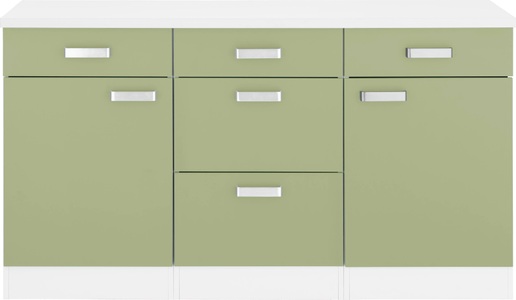 wiho Küchen, wiho Küchen Unterschrank »Husum«, 150 cm breit, wiho Küchen Unterschrank »Husum«, 150 cm breit