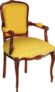 DELAVITA, DELAVITA Armlehnstuhl »Stühle Federica«, 1 St., Baumwolle-Polyester, Breite 60 cm, Home affaire Armlehnstuhl »Stühle Federica« () 1 Stk.Breite 60 cm