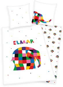 HERDING, Herding Bettwäsche ELMAR? 135 x 200 cm, Babybettwäsche »Elmar« 2 Stk. tlg. mit tollem Motiv
