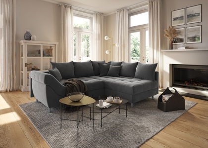 COLLECTION AB Ecksofa »Joseli«, inklusive komfortablen Federkerns, Recamiere links oder rechts montierbar