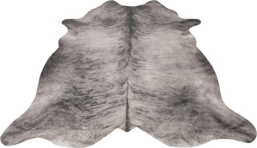 andiamo, Teppich, »Amarillo«, Andiamo, fellförmig, Höhe 4 mm, maschinell gewebt, Andiamo Fellteppich »Amarillo«, fellförmig, 4 mm Höhe, Kunstfell, gedruckte Kuhfell-Optik, Wohnzimmer