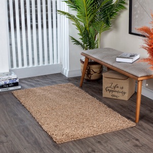 Surya, Surya Hochflor-Teppich »UNI CHIC 2301«, rechteckig, Surya Hochflor-Teppich »BORACAY«, rechteckig, 37 mm Höhe, Flauschig, Langflor, Weich, Wohnzimmer Flurteppich, Grau