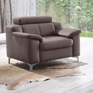 exxpo - sofa fashion, exxpo - sofa fashion Sessel, exxpo - sofa fashion Sessel »Florenz, Loungesessel, Relaxsessel mit hohem Sitzkomfort, modern«, bequeme Armlehnen, hochhwertige Detailverarbeitung