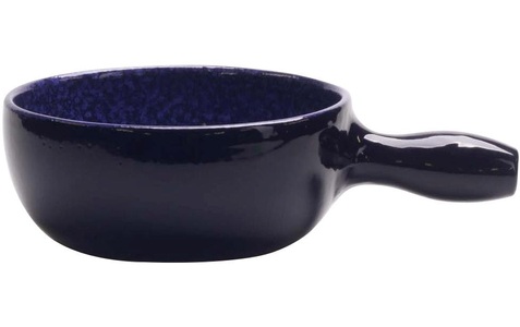 Nouvel, Nouvel Fonduetopf »Porto Blau«, Ton, Nouvel Käsefondue-Caquelon Porto blau 22cm