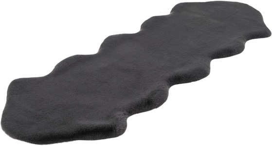 calo-deluxe, Fellteppich, »Vogesen 300«, calo-deluxe, rechteckig, Höhe 35 mm, handgetuftet, calo-deluxe Fellteppich »Vogesen 300« fellförmig 35 mm Höhe Kunstfell, Hochflor, handtuft, Wohnzimmer, Schlafzimmer