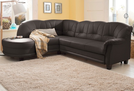 HOME AFFAIRE, Home affaire Ecksofa »Camelita«, wahlweise mit Bettfunktion, Home affaire Ecksofa »Camelita L-Form«, wahlweise mit Bettfunktion