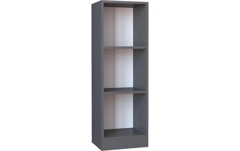 VCM, Holz Aufbewahrung Stand Regal Bücherregal Deko Bücher Standregal Dilos S 3-fach Holz Aufbewahrung Stand Regal Bücherregal Deko Bücher Standregal Dilos S 3-fach, VCM - Holz Aufbewahrung Stand Regal Bücherregal Deko Bücher Standregal Dilos S 3-fach, 38cm, Anthrazit