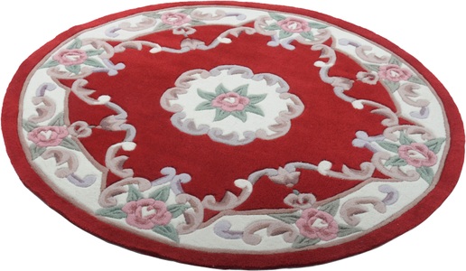 Teppich, »Ming«, THEKO, rund, Höhe 14 mm, handgetuftet
